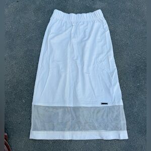 Monna Lisa Off White Skirt With sheer strip 10